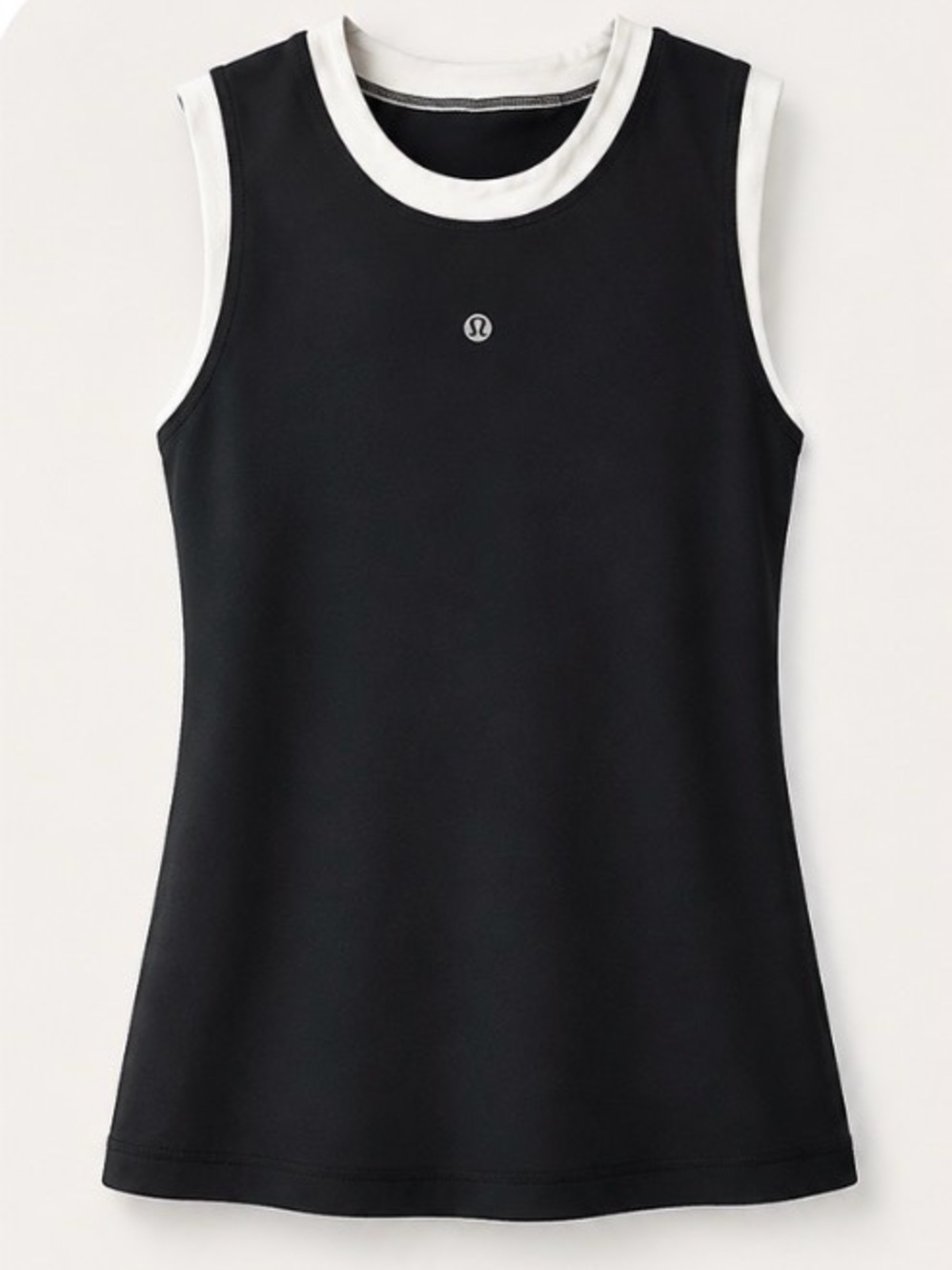 Lululemon Black & White Athletic Tank Top Size 8